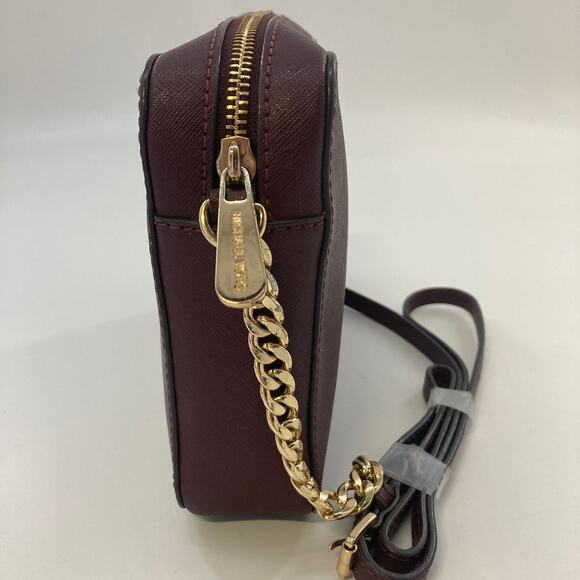 MICHAEL KORS, SMALL WINE SAFFIANO LEATHER CROSSBODY BAG - Picture 3 of 14